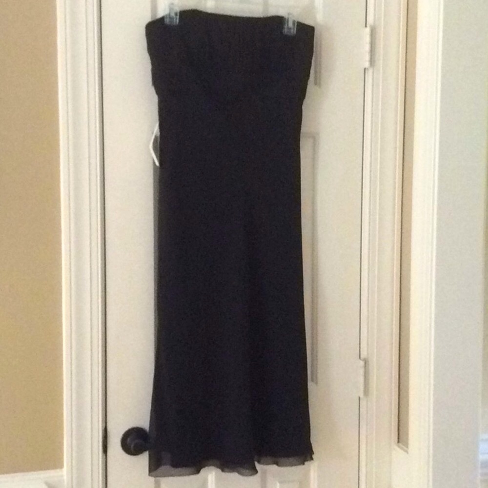 🔥 ANN TAYLOR silk black dress - Size 6